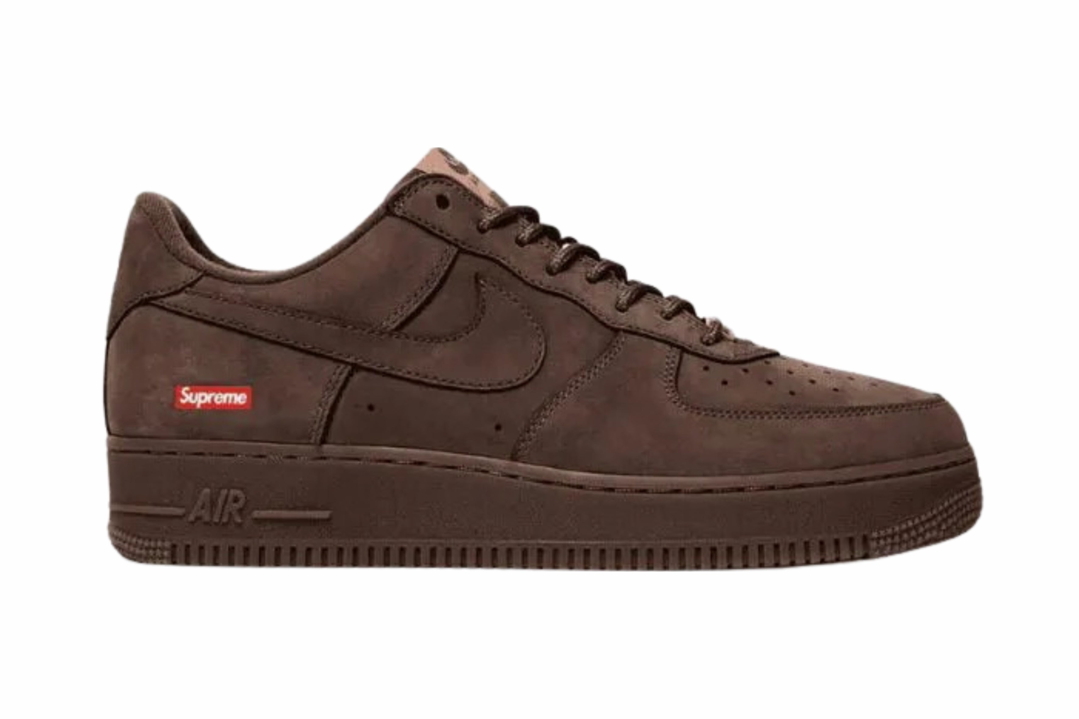 Supreme Nike Air Force 1 ブラウン 27cm US7 Tênis Nike Air Force 1 - Supreme Marrom