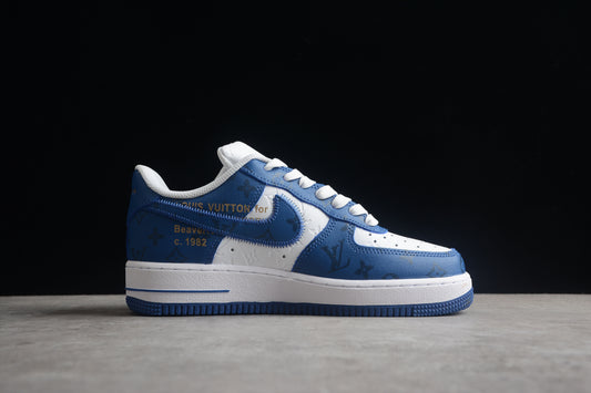 Tênis Nike Air Force 1 - Louis Vuitton Azul