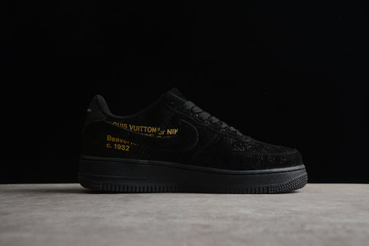 Tênis Nike Air Force 1 - Louis Vuitton Preto