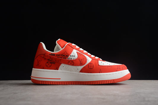 Tênis Nike Air Force 1 - Louis Vuitton Vermelho