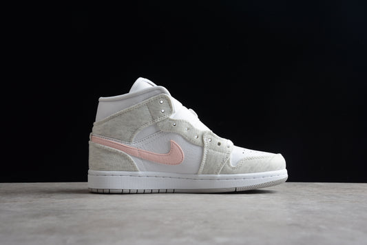 Tênis Nike Air Jordan 1 Mid - Light Iron Ore