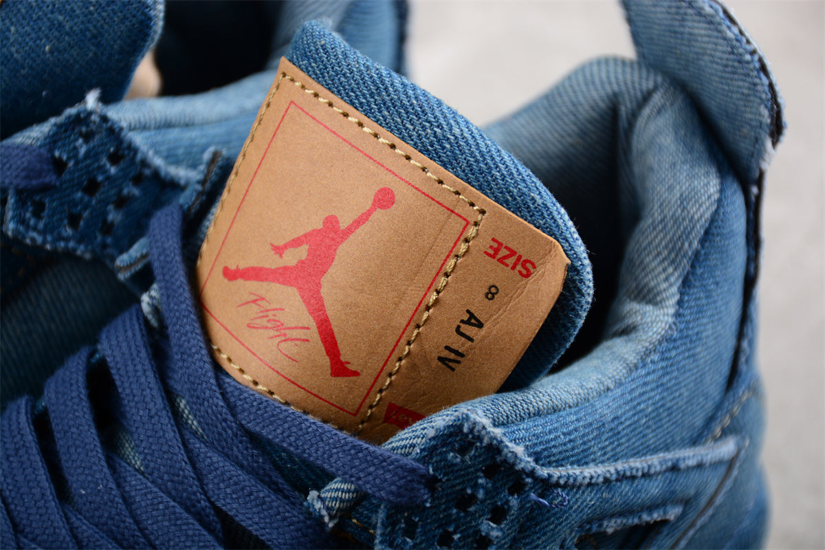 Tênis Nike Air Jordan 4 - Levis Jeans Denim