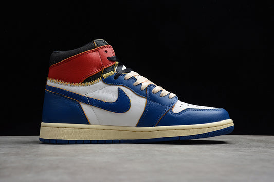 Tênis Nike Air Jordan 1 High - Union LA Blue Toe