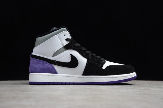 Tênis Nike Air Jordan 1 Mid - Purple Suede