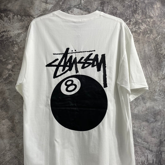 Camiseta Stussy - Pool Ball White