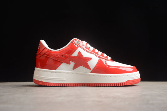 Tênis Bape Low - Red White