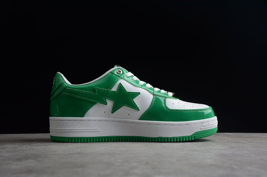 Tênis Bape Low - White Green