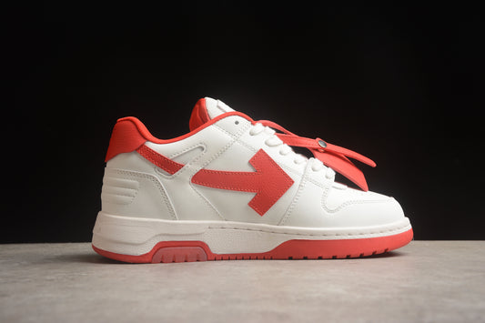 Tênis Off-White Out of Office - White Red