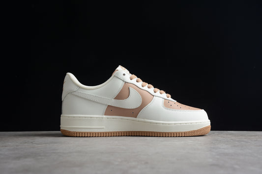 Tênis Nike Air Force 1 - Cream Light Coffe