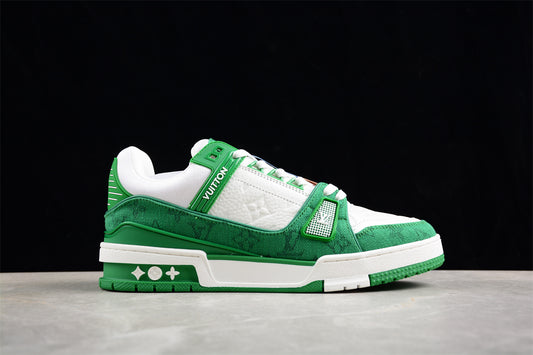 Tênis Louis Vuitton Trainer - Green White