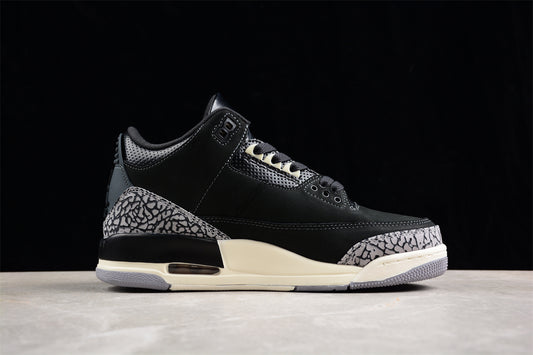 Tênis Nike Air Jordan 3 - Off Noir