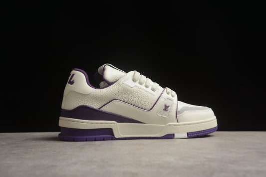 Tênis Louis Vuitton Trainer - Purple White